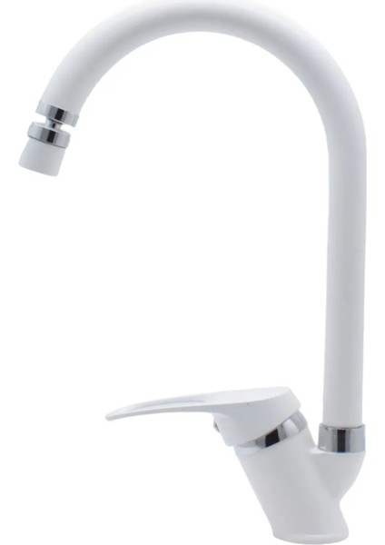 Beyaz Krom Baston Borulu Eviye Bataryası Mafsallı modelleri