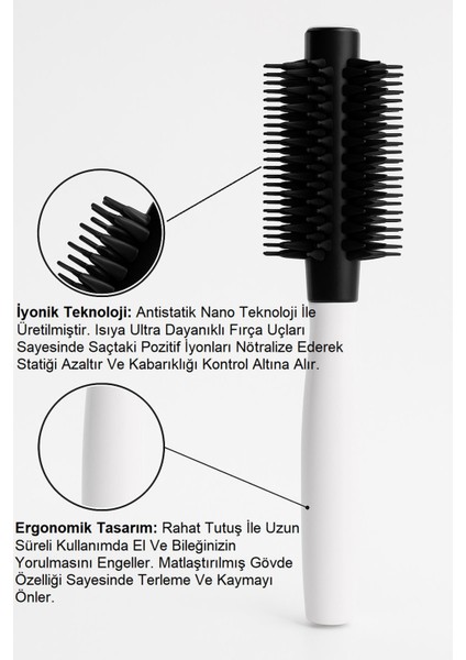 Antistatik Nano Teknolojili Fön Saç Fırçası – Profesyonel Saç Fön Fırçası fiyatları