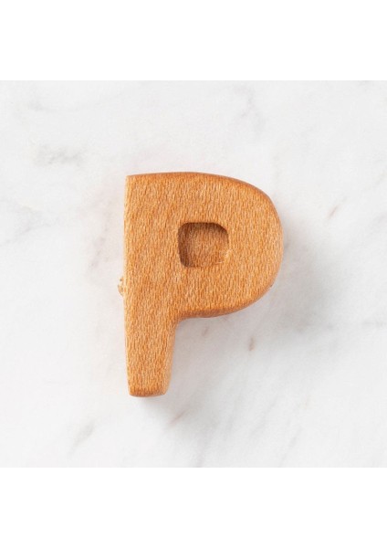 Hobi Baby Organik Ahşap Harf - P