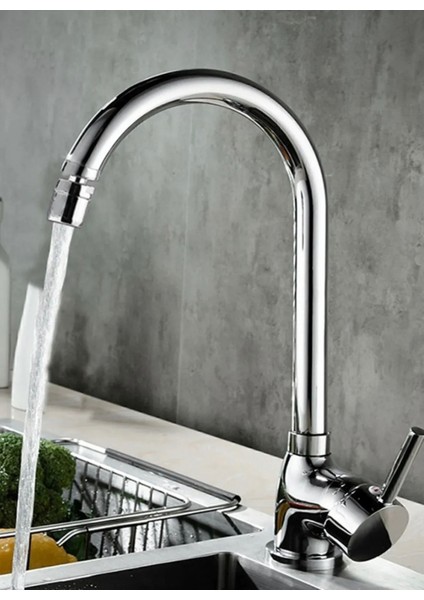 Lüx Delta Mutfak Bataryası Çift Su Girişli Sıcak Soğuk Çıkışlı 2 Yıl Garantili