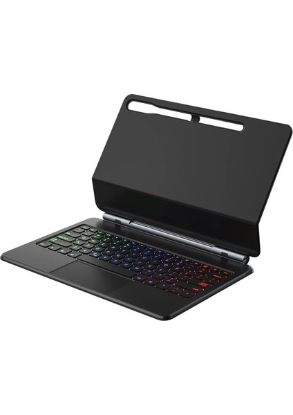 Samsung Galaxy T737 Tab S7 Fe 12.4 Kılıf Eternal Ledli Klavyeli Tablet Kılıfı - Siyah fiyatları