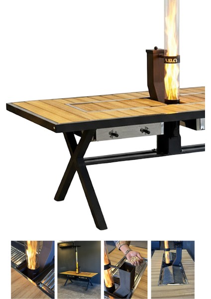 Pelet Sobalı Mangallı Masa fiyatları