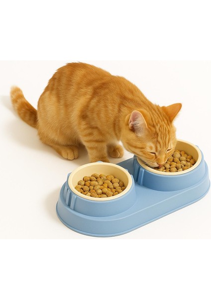 Çift Bölmeli Kedi Köpek Mama Kabı – Pratik ve Dayanıklı Mama Kabı fiyatları