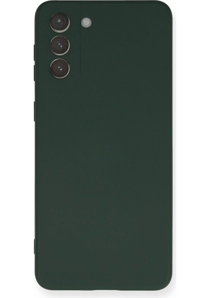 Ieg Samsung Galaxy S21 Plus Kılıf Nano Içi Kadife Silikon - Koyu Yeşil