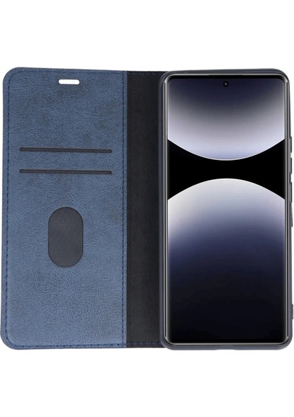 Xiaomi Redmi Note 14 Pro 5g Kılıf Trend S Plus Kapaklı Kılıf - Lacivert fırsatları