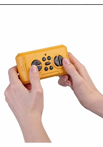 Uzaktan Kumandalı Sesli Işıklı Full Fonksiyon Müzikli 13 cm Sevimli ROBOT-360 Derece Rotasyon Robot indirimleri