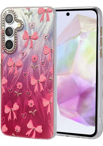 Ieg Samsung Galaxy A35 5g Kılıf Blade Aynalı Desenli Kapak - Desen 3