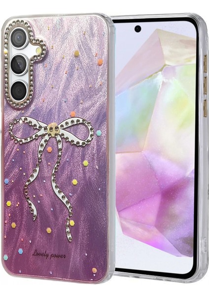 Ieg Samsung Galaxy A35 5g Kılıf Blade Aynalı Desenli Kapak - Desen 1