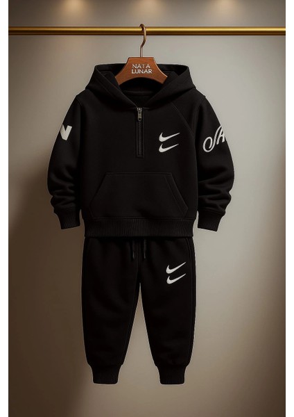 Ünisex Kapüşonlu Çocuk Takım