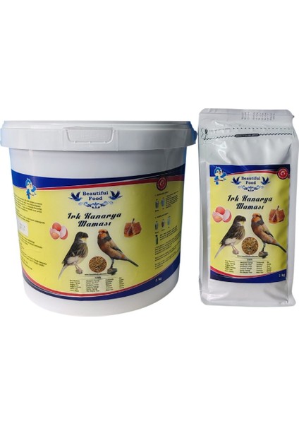 Irk Kanarya 5 Kg(Kova) - Beautiful Food Kuş Maması
