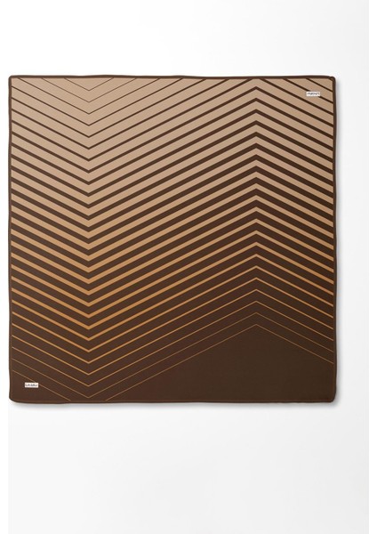 Acı Kahve Levidor Twill Ipek Eşarp 42 modelleri