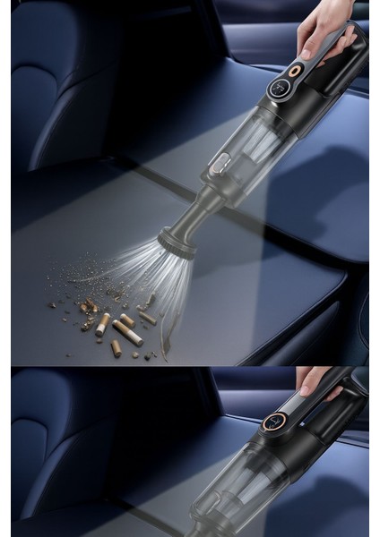 Süper Güçlü 20.000 Pa Çekim – 2’si 1 Arada Çekme & Üfleme – Kablosuz Şarjlı Portatif Vakum Makinesi (Araç + Ev + Ofis) fırsatları