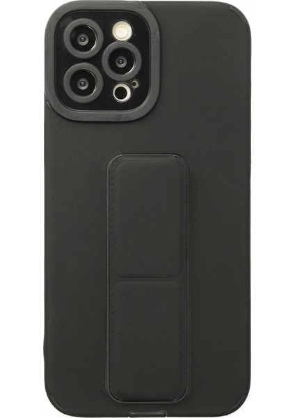 Ieg iPhone 12 Pro Kılıf Mega Standlı Silikon - Siyah fırsatları