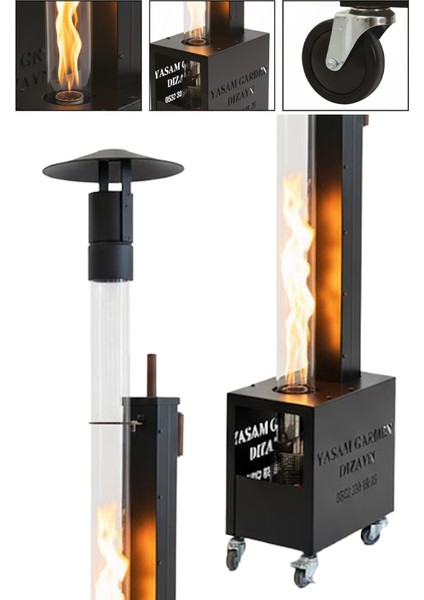 Kutulu Tekerlekli Füze Pelet Soba modelleri