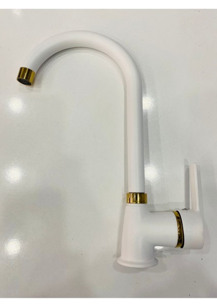 Beyaz Altın Lüx Evye Mix Mutfak Batarya