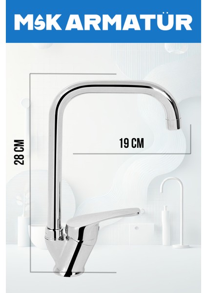 Köşe Borulu Modern Krom Kaplama Çift Fonksiyonlu Mutfak Eviye Bataryası fiyatları