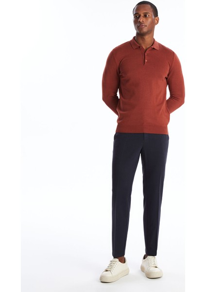 Yeni Sezon Polo Yaka Uzun Kollu Erkek Triko Kazak fiyatları