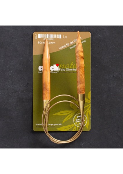 Addi Olive Wood 12 mm 80 cm Zeytin Ağacı Misinalı