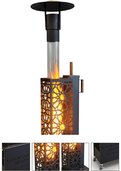 Kutulu Lazer Kesimli Pelet Soba fiyatları