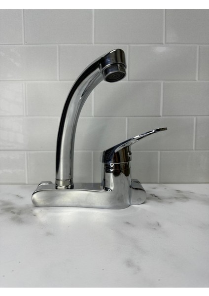 Krom Duvardan Yandan Aplik Mix Borulu