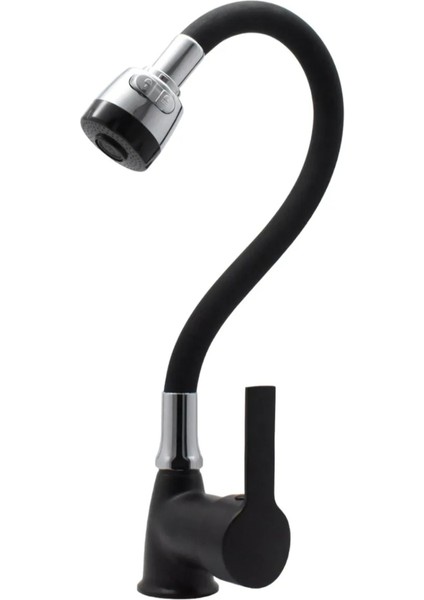 Siyah Krom Armut Oynar Borulu Eviye Bataryası fiyatları