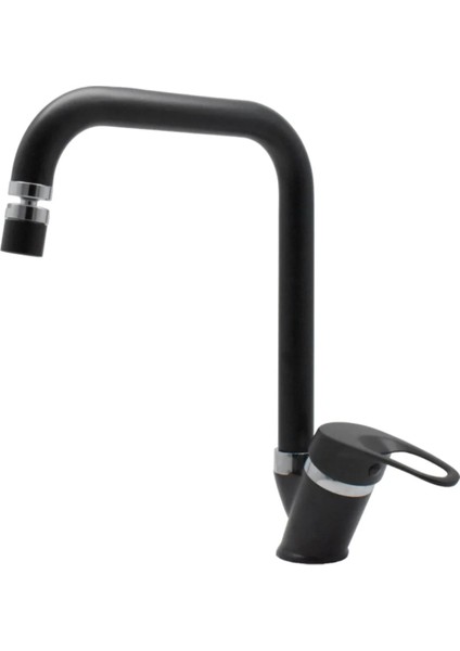 Siyah Krom Köşe Borulu Eviye Bataryası Mafsallı modelleri