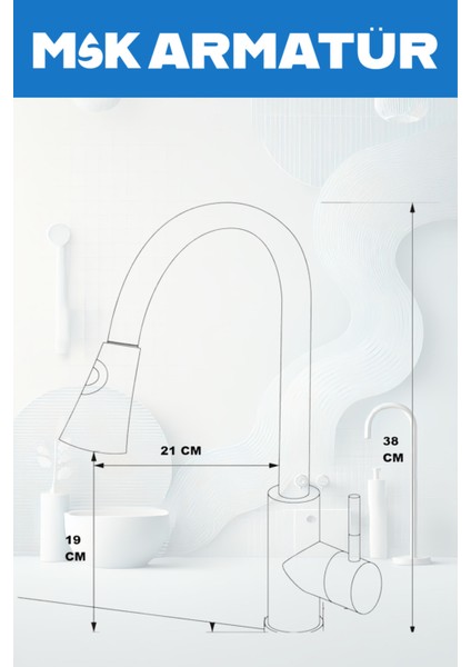 Siyah Lüx Spirelli Eviye Bataryası Çeşmesi modelleri