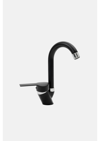 Modern Siyah Kuğu Mutfak Lavabo Bataryası | 40'lık | Pirinç | Garantili | Lüx, Modern ve Şık Armatür fiyatları