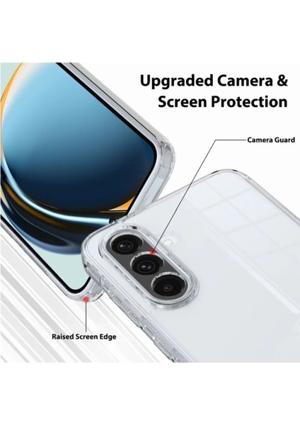 Samsung Galaxy A06 Uyumlu Silikon Kılıf - Pastel Renk Tonu Kamera Korumalı Esnek Kapak - Şeffaf modelleri