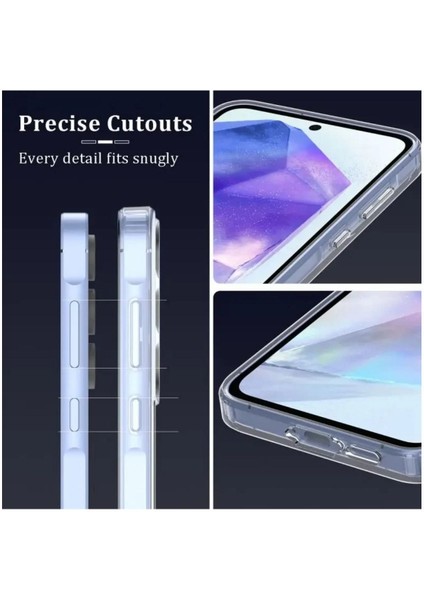 Samsung Galaxy A06 Uyumlu Silikon Kılıf - Pastel Renk Tonu Kamera Korumalı Esnek Kapak - Şeffaf fırsatları