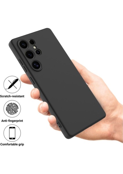 Samsung Galaxy S22 Ultra Uyumlu Silikon Kılıf - Pastel Renk Tonu Kamera Korumalı Esnek Kapak - Bordo modelleri