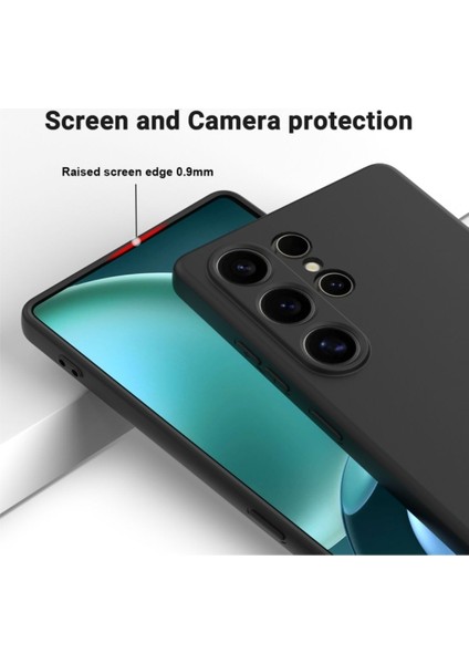 Samsung Galaxy S22 Ultra Uyumlu Silikon Kılıf - Pastel Renk Tonu Kamera Korumalı Esnek Kapak - Bordo fırsatları