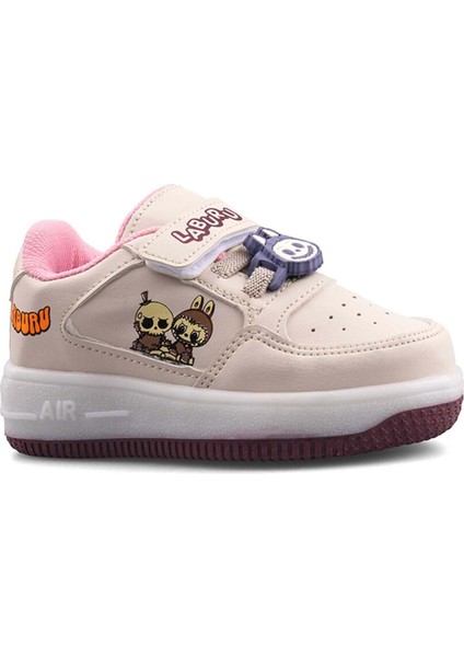 Laburu Işıklı Cırtlı Ortopedik Çocuk Spor - Krem - 24