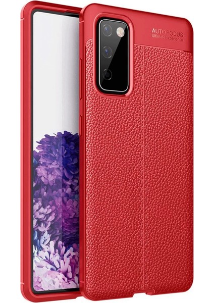Samsung Galaxy S20 Fe Kılıf Auto Focus Kapak - Kırmızı
