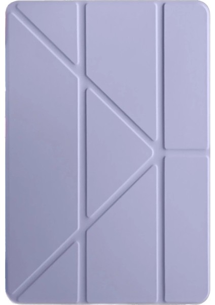 Huawei Honor Pad X9 11.5 Kılıf Kalemlikli Mars Tablet Kılıfı - Lila