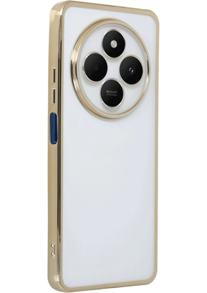 Xiaomi Redmi 14C Kılıf Razer Lensli Silikon - Gold