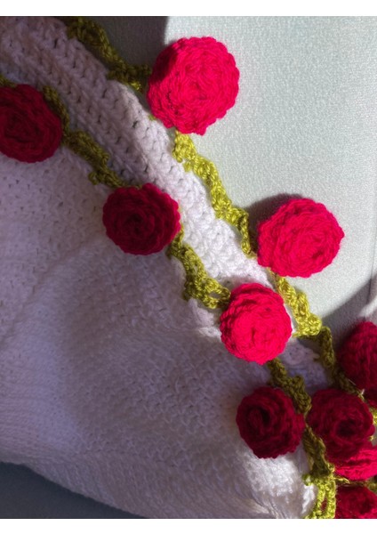 Pembe Çiçekli Buket Battaniye / Sevgililer Günü - Anneler Günü / Tv Battaniyesi 100 cm fırsatları