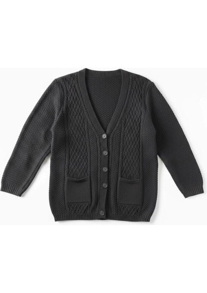 Mimoza Örme Triko V Yaka Cepli Hırka modelleri