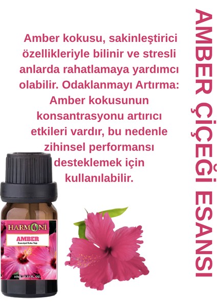 Amber Esansiyel Uçucu Koku 10ML Difüzör Esansı Buhurdanlık Yağı ve Oda Kokusu 5AL 4öde fiyatları