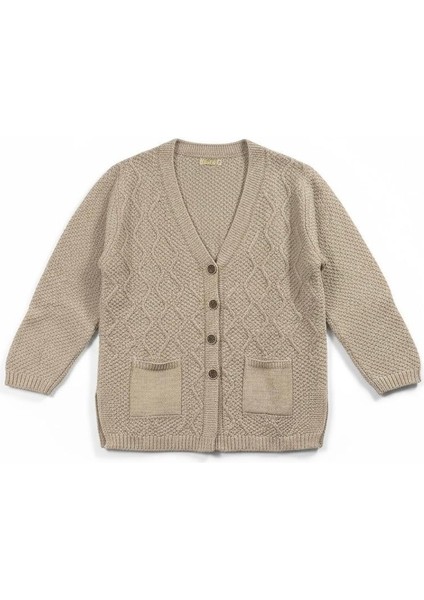 Mimoza Örme Triko V Yaka Cepli Hırka modelleri