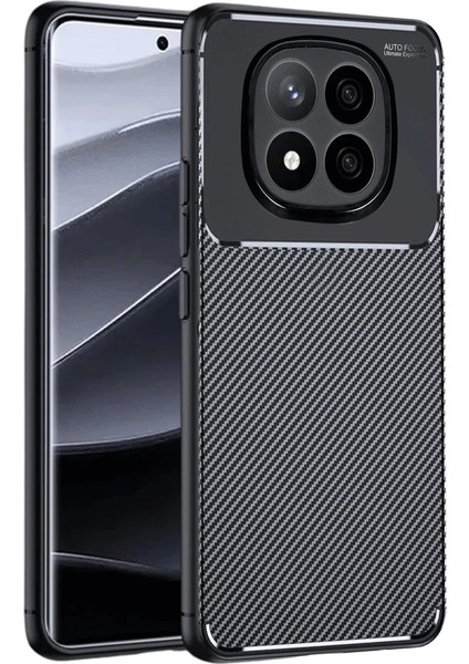 Xiaomi Redmi Note 14 Pro 4g Kılıf Auto Focus Karbon Kapak - Siyah