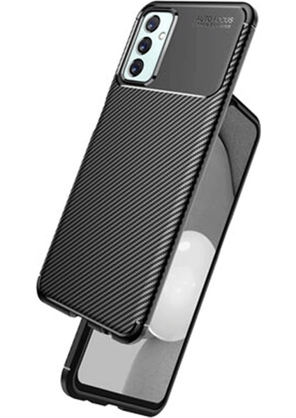 Samsung Galaxy M23 Kılıf Auto Focus Karbon Kapak - Siyah fiyatları