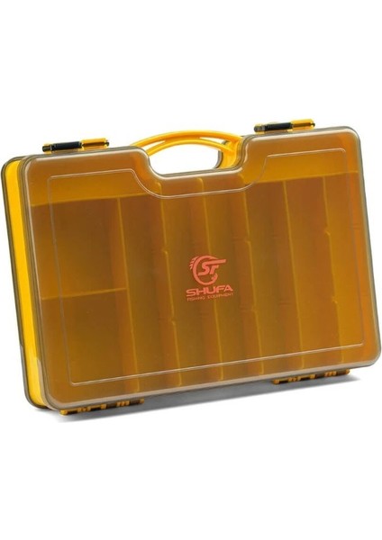 El Tutamaçlı Çift Taraflı Balıkçı Kutusu - Sarı