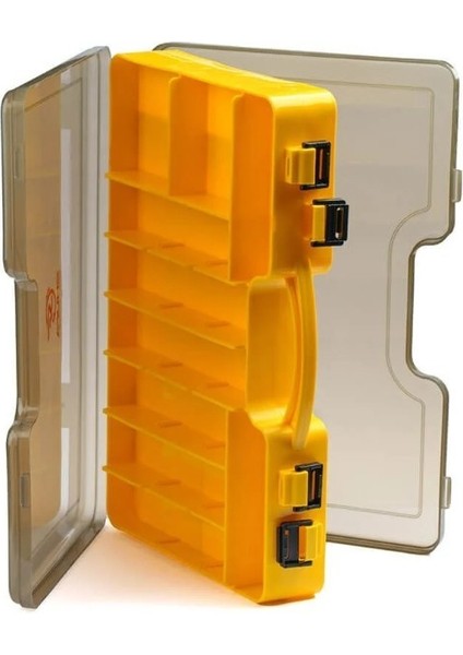 El Tutamaçlı Çift Taraflı Balıkçı Kutusu - Sarı modelleri