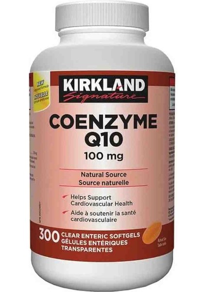 Coenzym Q10 100 Mg 300 Softgels
