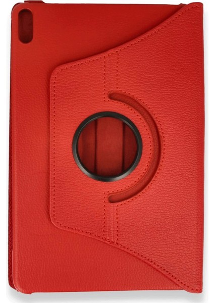 Huawei Honor Pad X8A Kılıf 360 Tablet Deri Kılıf - Kırmızı
