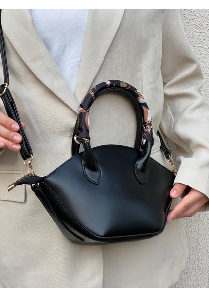 Diana Model Fularlı Kadın El ve Omuz Çantası