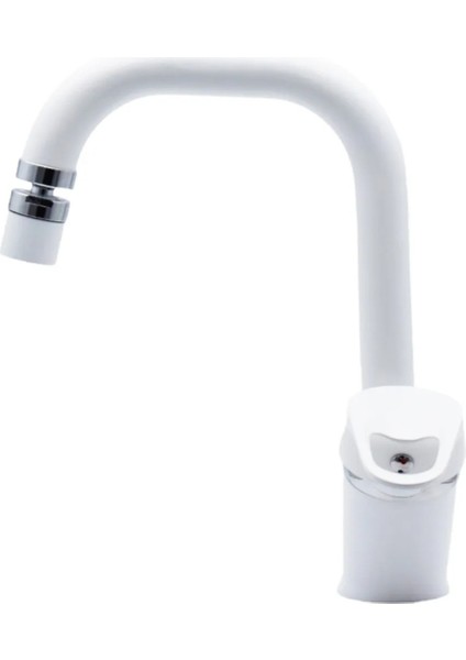 Beyaz Krom Köşe Borulu Lavabo Bataryası Mafsallı fiyatları