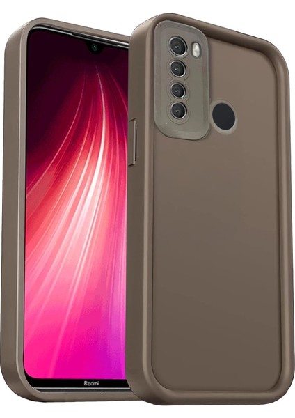 Xiaomi Redmi Note 8 Kılıf Viera Silikon - Kahverengi