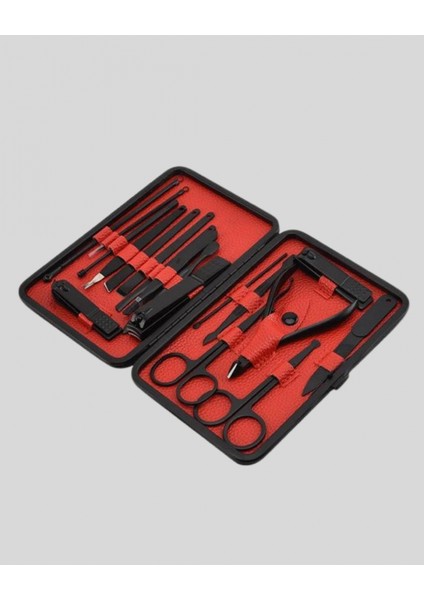 Ieg® Şık Kutu Tasarımlı 17 Parça Manikür Pedikür Seti Dayanıklı ve Hijyenik modelleri